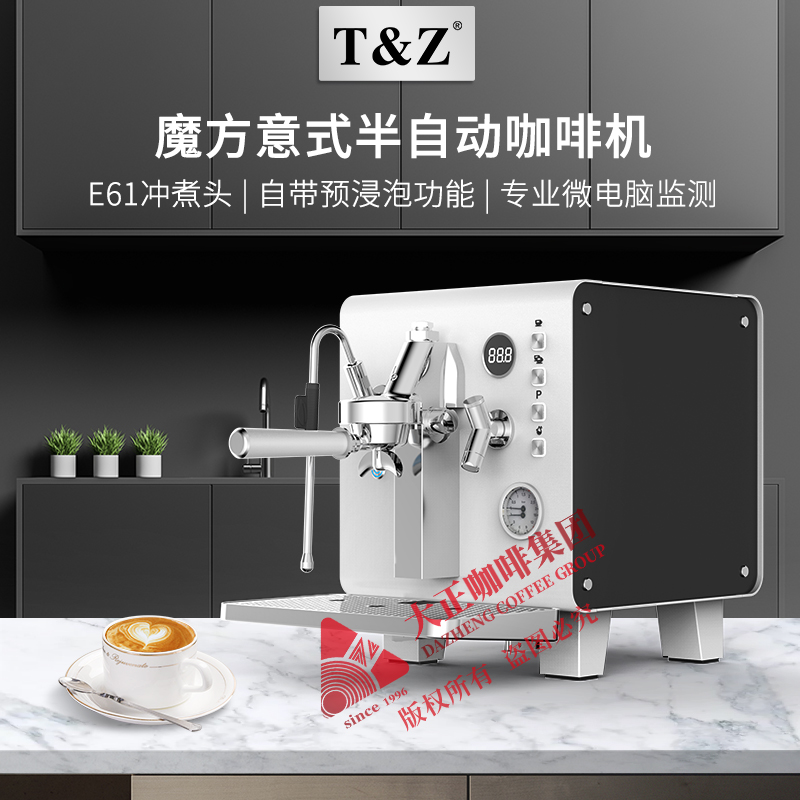 T&Z DF-1 魔方意式半自动咖啡机