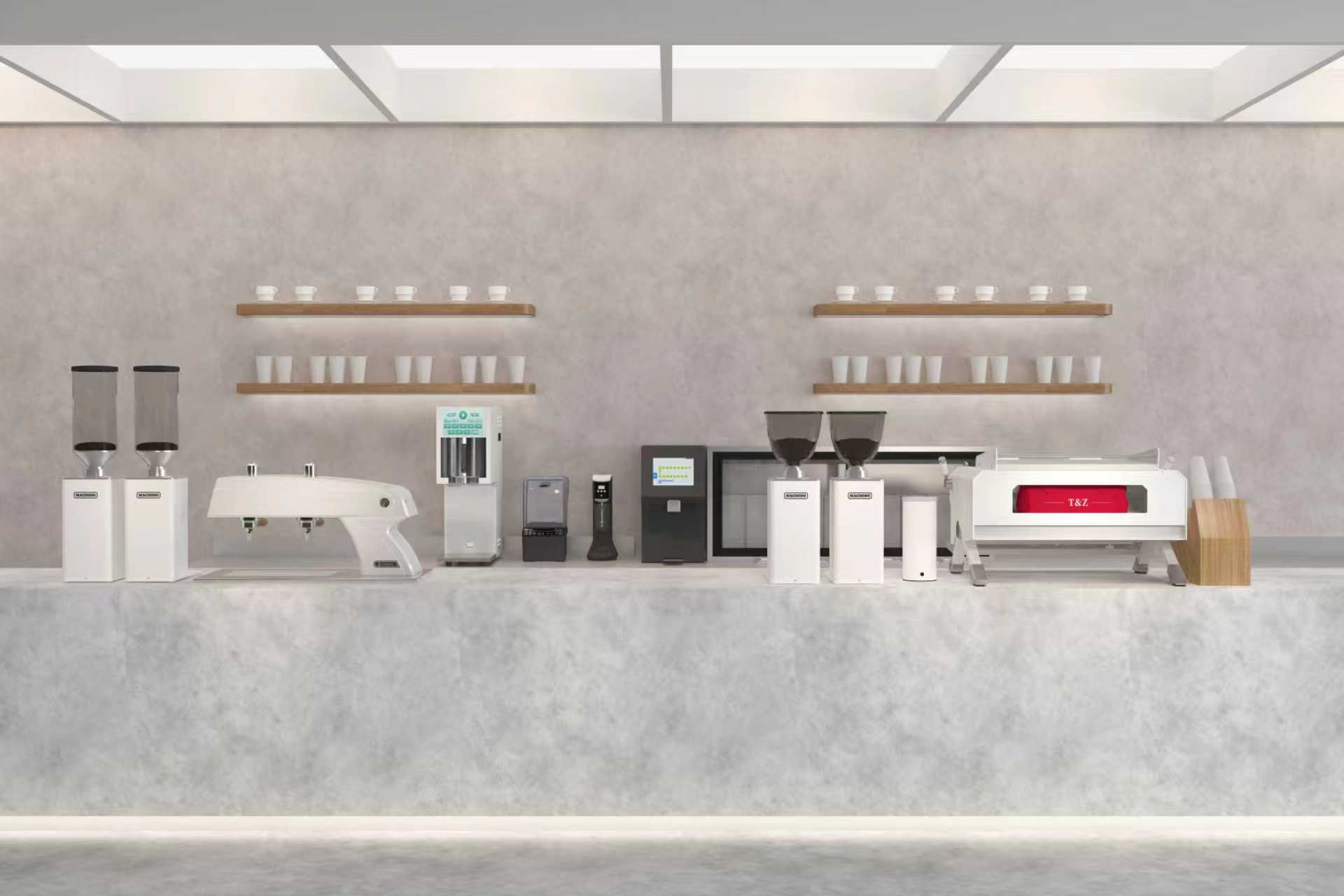 在咖啡馆装修过程中,最让你头疼应该是吧台设计,如何设计动线,如何摆放设备?怎么预留上下水?怎么预留插座?今天就跟大家分享一下我们在实际使用中的一些思考和需要避开的坑.