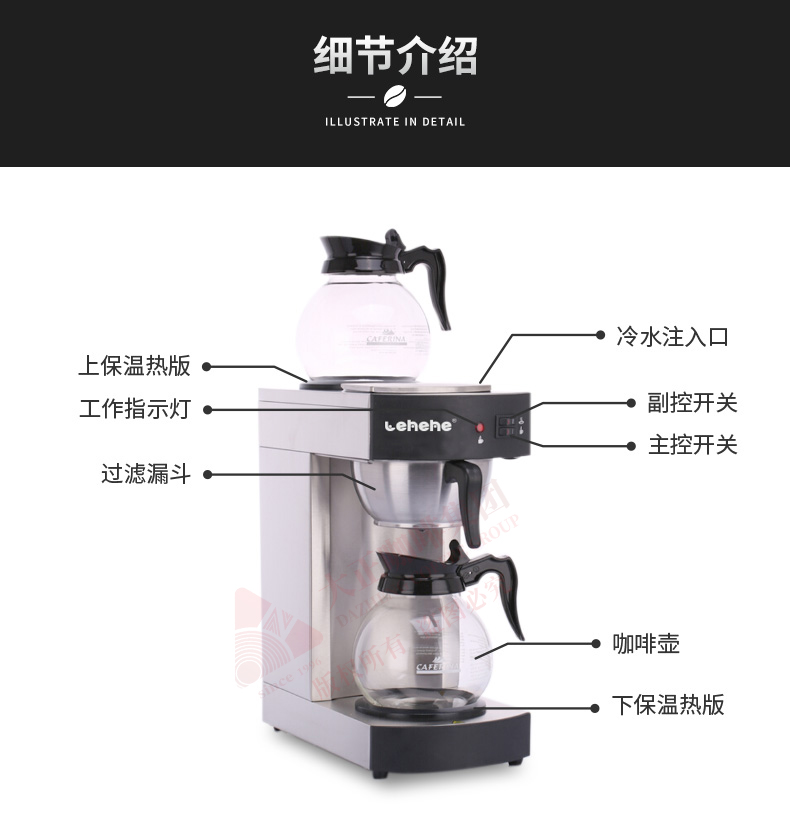 美式咖啡机,细节介绍